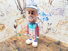 Load image into Gallery viewer, Btcc racing race driver Tom Ingram with moving head side to side heads 2025 (cartoon character) champion edition hat
