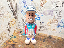 Load image into Gallery viewer, Btcc racing race driver Tom Ingram with moving head side to side heads 2025 (cartoon character) champion edition hat
