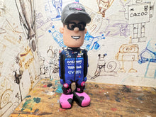 Load image into Gallery viewer, Brad Ray cartoon character with moving head 2025
