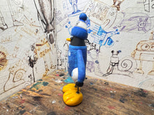 Load image into Gallery viewer, Peterborough United goalkeeper penguin 2025/2026 with football and woolly hat (blue)
