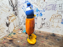 Load image into Gallery viewer, Peterborough United goalkeeper penguin 2024/25 with football and woolly hat (orange)
