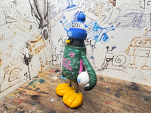 Load image into Gallery viewer, Peterborough United goalkeeper penguin 2025/2026 with football and woolly hat (green)
