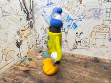 Load image into Gallery viewer, Peterborough United goalkeeper penguin 2025/2026 with football and woolly hat (yellow)
