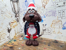 Load image into Gallery viewer, Doggy &amp; hat with Christmas Santa jumper
