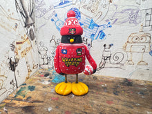 Load image into Gallery viewer, Wrexham AFC Christmas jumper with football penguin with woolly hat
