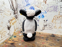 Load image into Gallery viewer, Tommy Bridewell sheep with a drawing of Tommy Bridewell at the front
