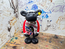 Load image into Gallery viewer, Tommy Bridewell sheep with a drawing of Tommy Bridewell at the front
