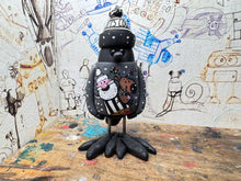 Load image into Gallery viewer, Notts County magpie Christmas jumper with woolly hat
