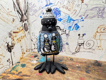 Load image into Gallery viewer, Notts County magpie Christmas jumper with woolly hat
