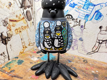 Load image into Gallery viewer, Notts County magpie Christmas jumper with woolly hat
