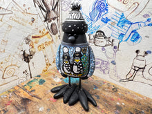 Load image into Gallery viewer, Notts County magpie Christmas jumper with woolly hat
