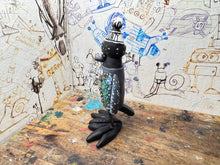 Load image into Gallery viewer, Notts County magpie Christmas jumper with woolly hat
