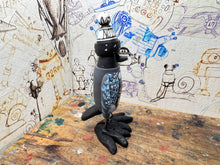 Load image into Gallery viewer, Notts County magpie Christmas jumper with woolly hat
