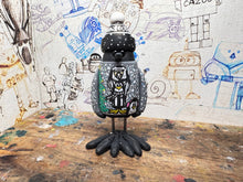 Load image into Gallery viewer, Notts County magpie Christmas jumper with woolly hat
