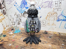 Load image into Gallery viewer, Notts County magpie Christmas jumper with woolly hat
