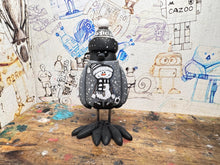 Load image into Gallery viewer, Notts County magpie Christmas jumper with woolly hat
