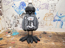 Load image into Gallery viewer, Notts County magpie Christmas jumper with woolly hat
