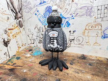 Load image into Gallery viewer, Notts County magpie Christmas jumper with woolly hat
