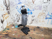 Load image into Gallery viewer, Notts County magpie Christmas jumper with woolly hat
