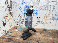 Load image into Gallery viewer, Notts County magpie Christmas jumper with woolly hat
