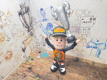 Load image into Gallery viewer, Rhys Irwin #69 cartoon character trophy and moving head 2025 special edition
