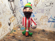 Load image into Gallery viewer, Sheffield United Christmas elf with football &amp; Robin ￼
