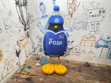 Load image into Gallery viewer, Peterborough United big penguin 2000/1 home shirt with woolly hat
