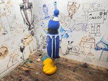 Load image into Gallery viewer, Peterborough United big penguin 2000/1 home shirt with woolly hat
