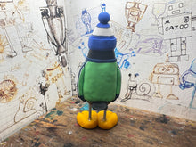 Load image into Gallery viewer, Peterborough United big penguin 2000/1 away shirt with woolly hat
