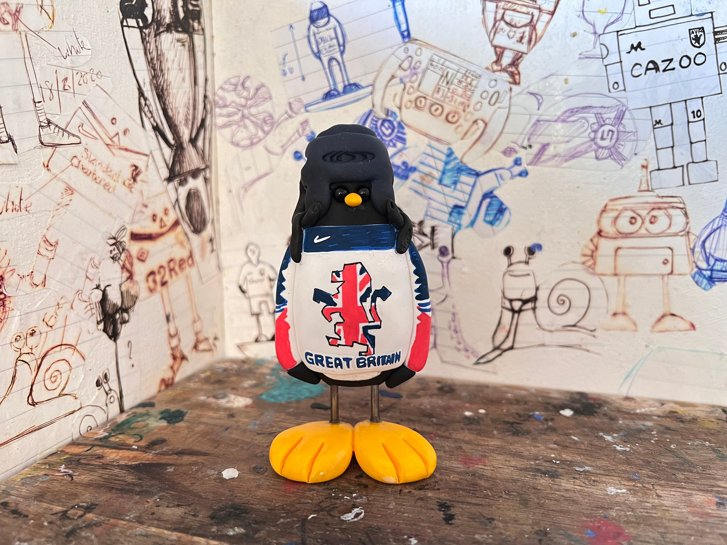 Great Britain Ice hockey penguin 2018 jersey