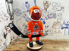 Load image into Gallery viewer, Morph in his Sheffield Steelers kit 2022 with helmet and Ice hockey stick kit handmade
