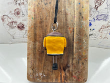 Load image into Gallery viewer, Nottingham Panthers Car mirror keyring handmade
