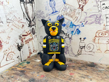 Load image into Gallery viewer, Panther in his Nottingham panthers black jersey
