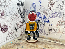 Load image into Gallery viewer, Morph in his Nottingham panther kit 2022 with helmet and Ice hockey stick kit handmade
