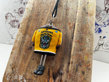 Load image into Gallery viewer, Nottingham Panthers Car mirror keyring handmade
