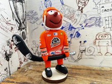 Load image into Gallery viewer, Morph in his Sheffield Steelers kit 2022 with helmet and Ice hockey stick kit handmade
