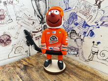 Load image into Gallery viewer, Morph in his Sheffield Steelers kit 2022 with helmet and Ice hockey stick kit handmade
