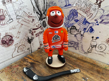 Load image into Gallery viewer, Morph in his Sheffield Steelers kit 2022 with helmet and Ice hockey stick kit handmade
