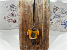 Load image into Gallery viewer, Nottingham Panthers Car mirror keyring handmade
